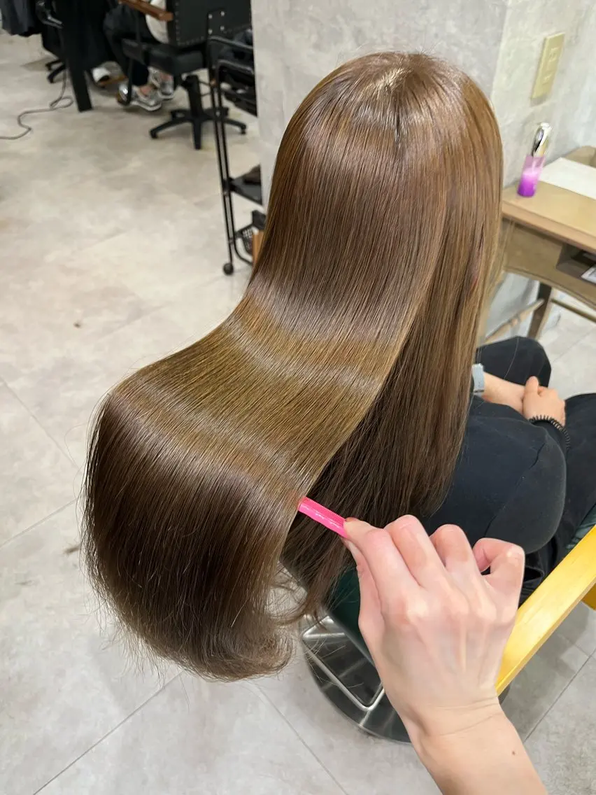 カラー 💕韓国艶出しヘア /HARUKAのヘアスタイル