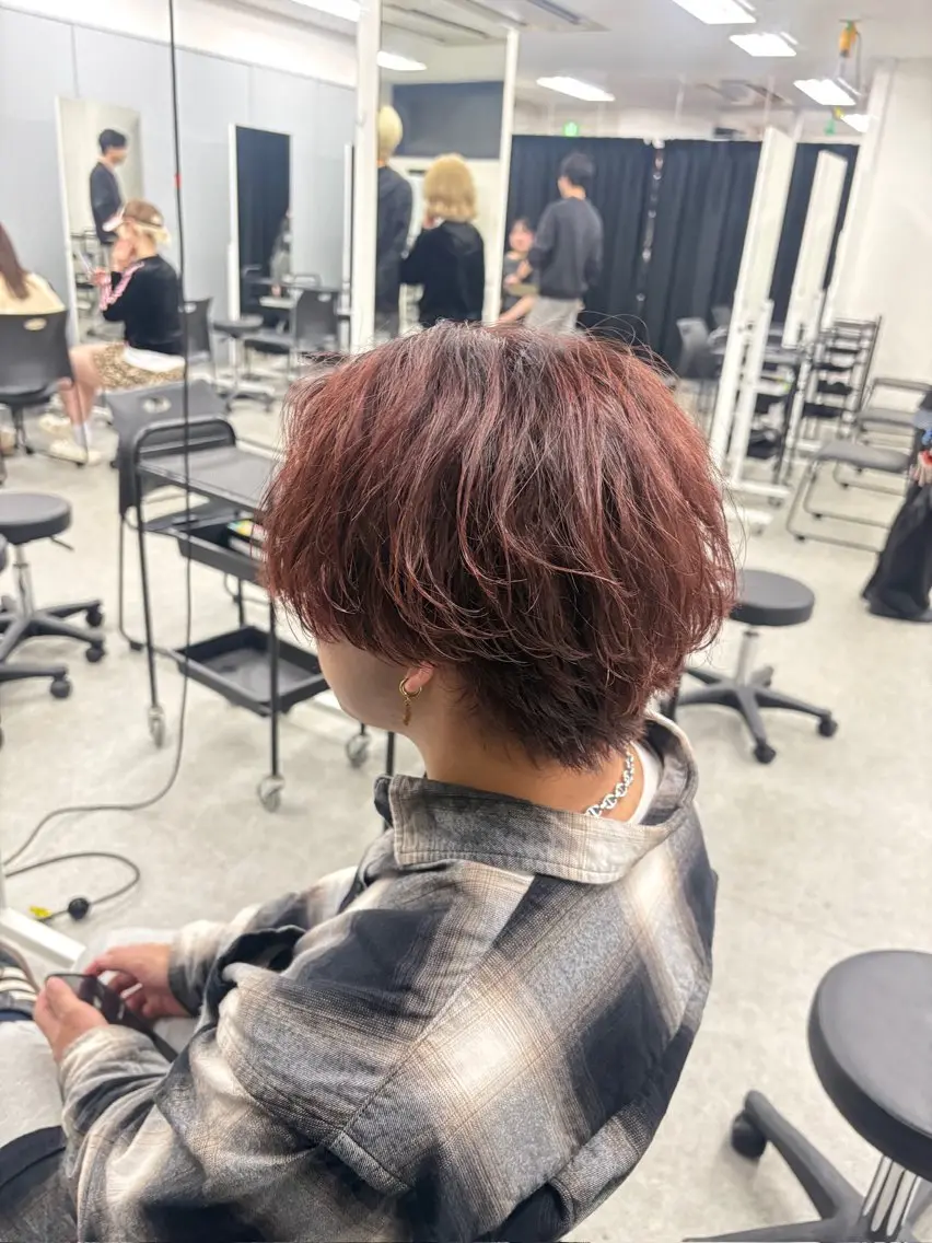 ロング カラー メンズ 髪質改善 ヘアカラー トリートメント honoka💄💋 ワンカラー/髪質改善のヘアスタイル