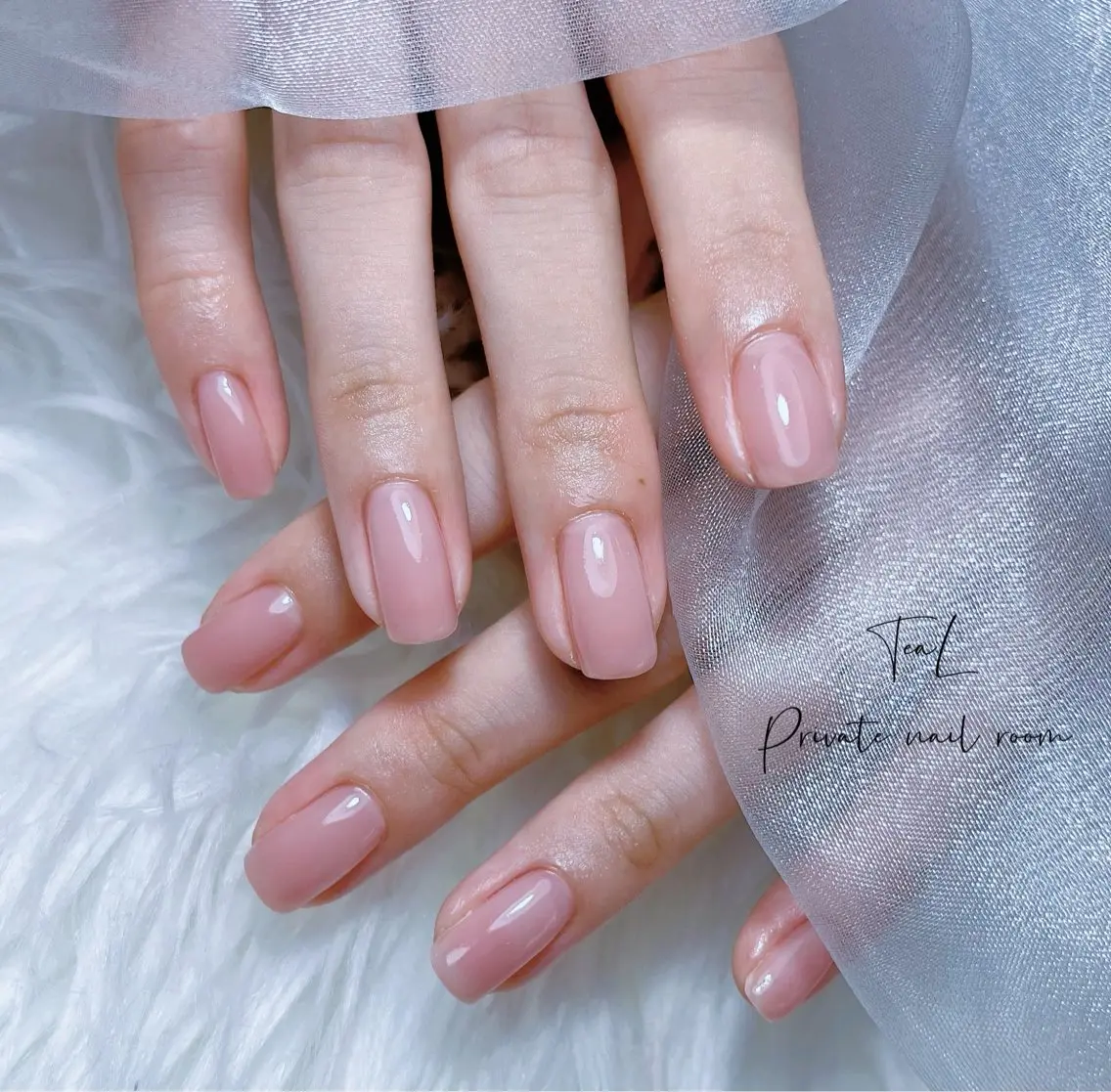 ネイル オフィスネイル TeaL nailのネイルデザイン