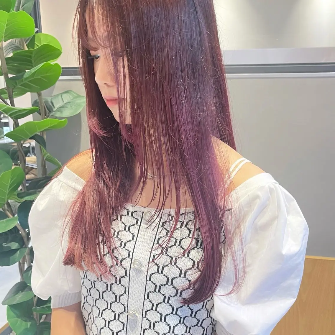 セミロング カラー 城間 晴人のヘアスタイル