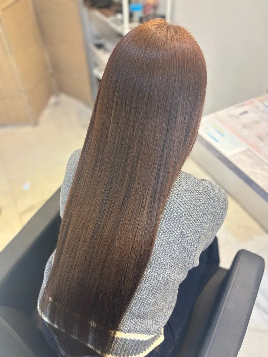 ロング カラー ヘアカラー Lee四ツ橋 maayaのヘアスタイル