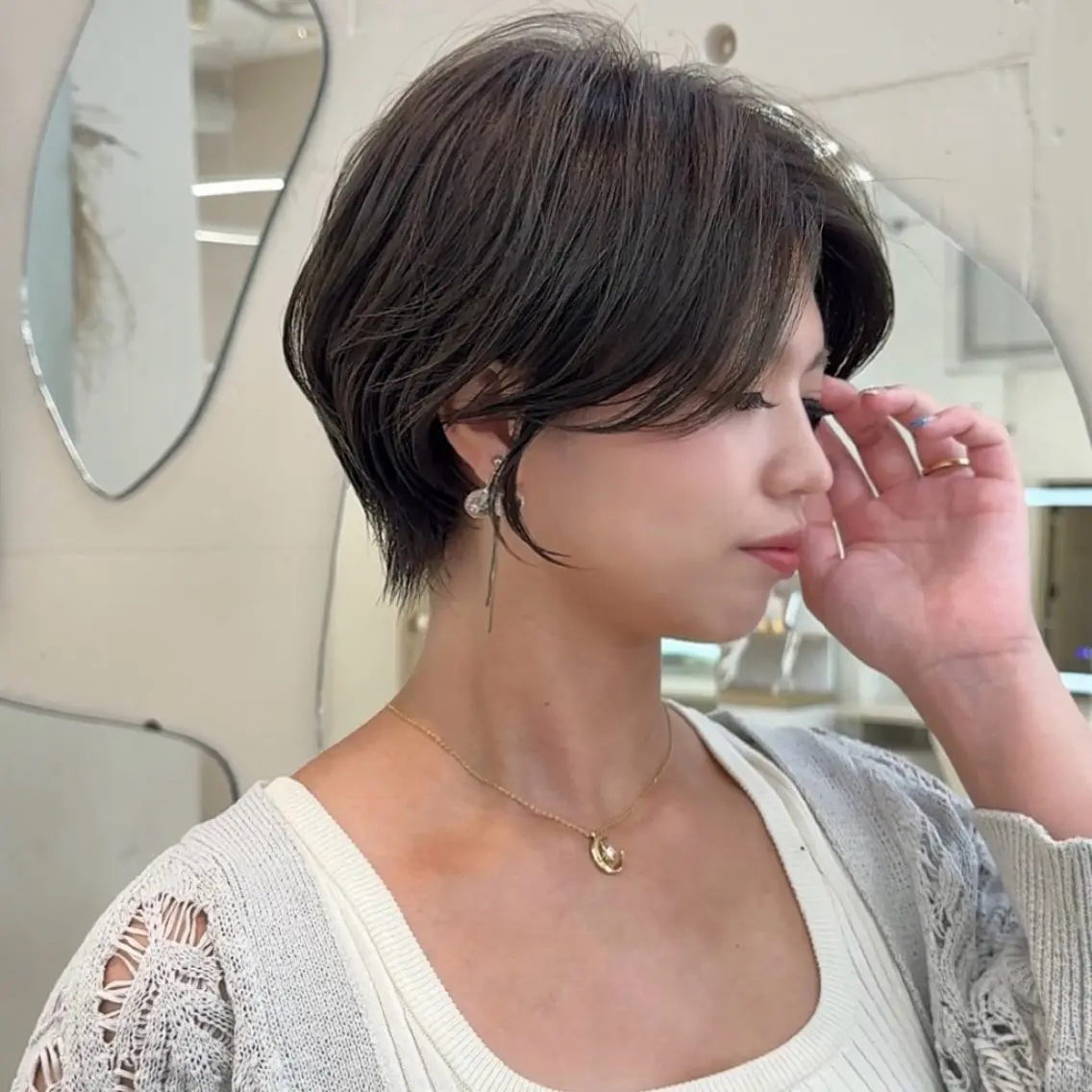 🤎【9月限定✨】似合わせショートカット×透明感カラー🤎の写真