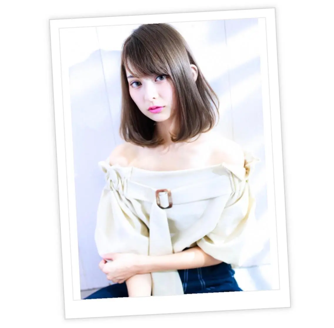 カラー 長尾 桃佳のヘアスタイル
