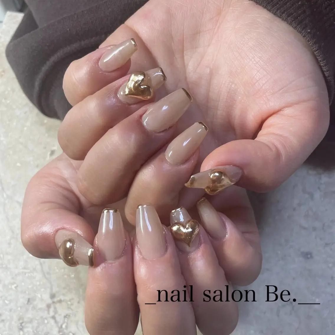 ネイル スカルプネイル nail salon Be.のネイルデザイン
