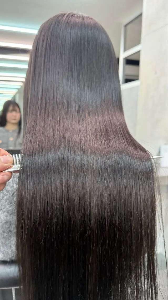ロング カラー カット 縮毛矯正 トリートメント MAI /橿原美容室のヘアスタイル