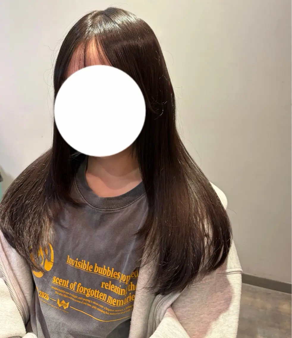 ロング カット カットモデル RURUのヘアスタイル