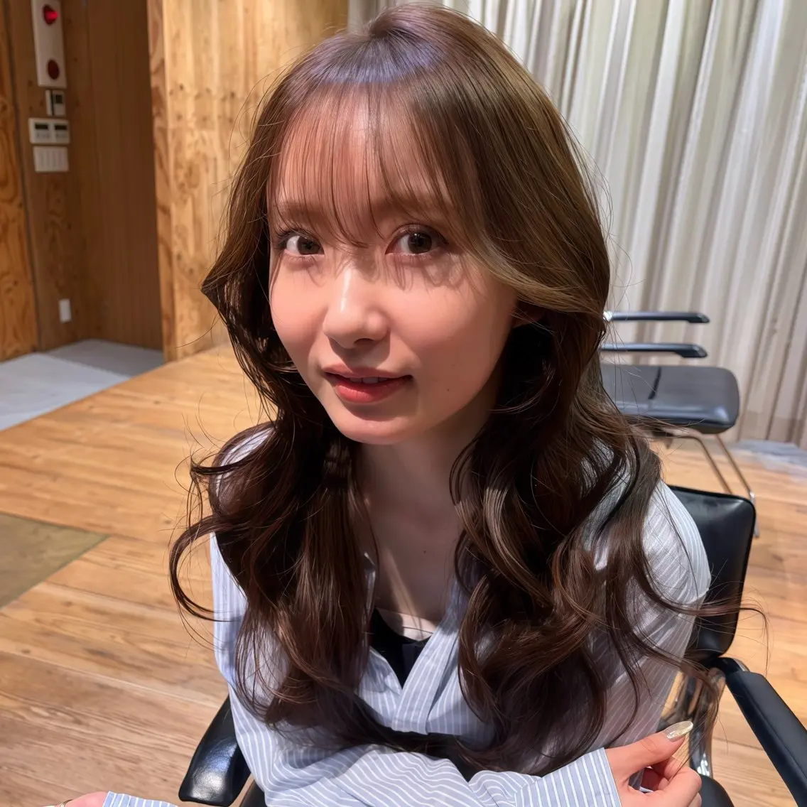 ロング 髪質改善 レイヤーカット カット ヘアカラー トリートメント 韓国ヘア/ 髪質改善特化谷名勇輝のヘアスタイル