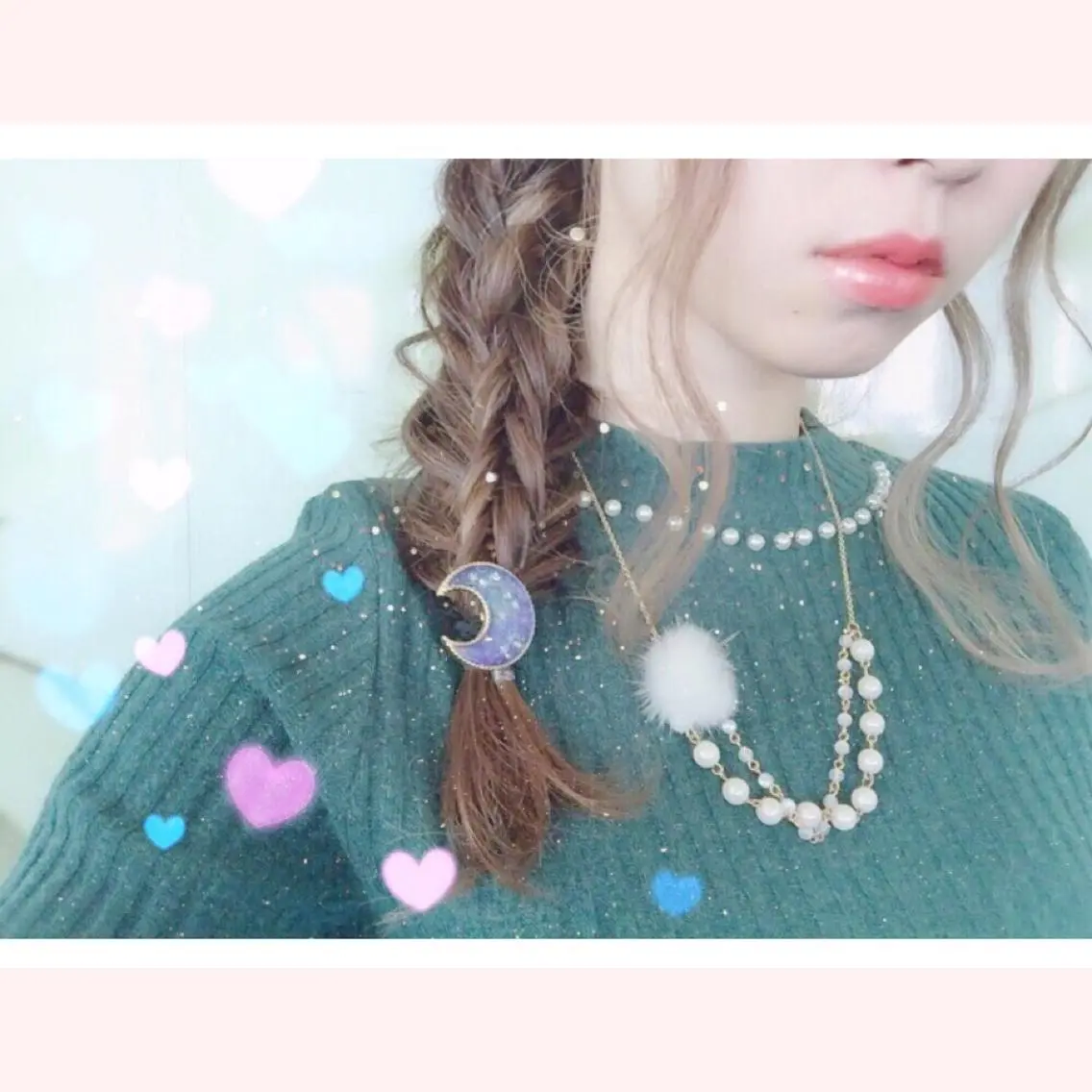 セミロング ロング ヘアアレンジ YUI𓍯エクステ /ニュアンスカラーのヘアスタイル