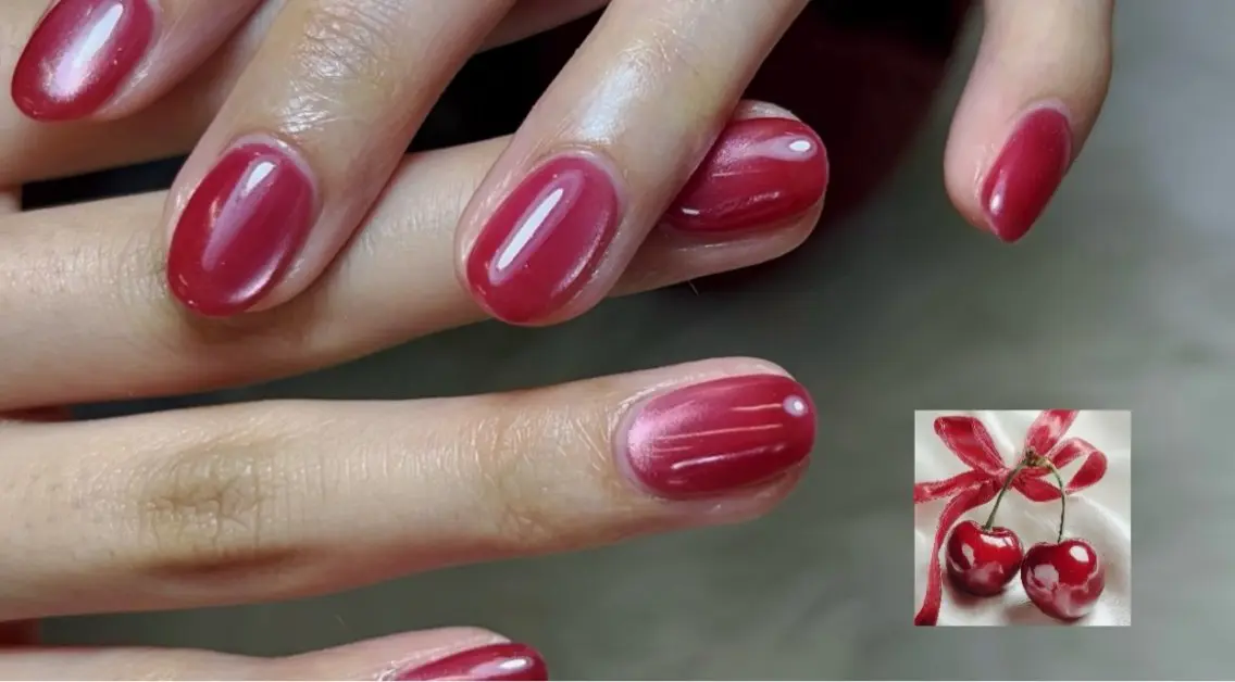 ネイル 赤色 ハンドネイル フットネイル Nail salon Yumechikaのネイルデザイン