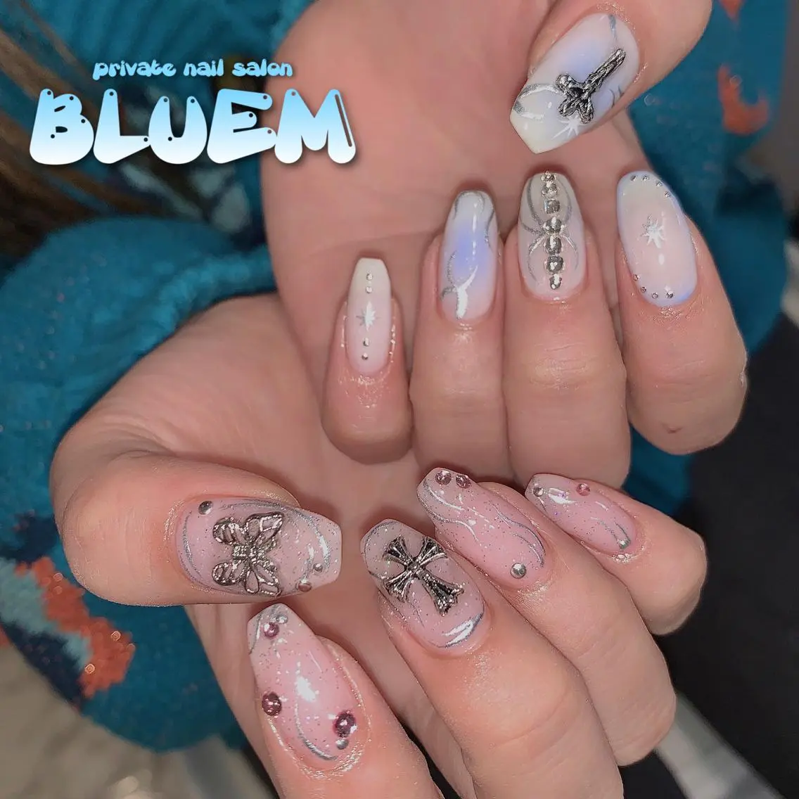 ネイル ハンドネイル BLUEM なな🐶のネイルデザイン