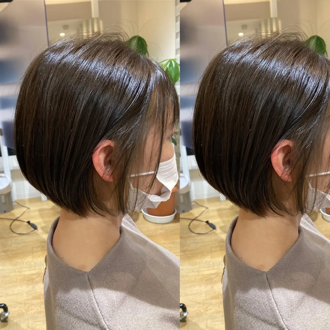 ショート カラー ショートボブ インナーカラー ボブ ショートヘア 前田 加奈子のヘアスタイル