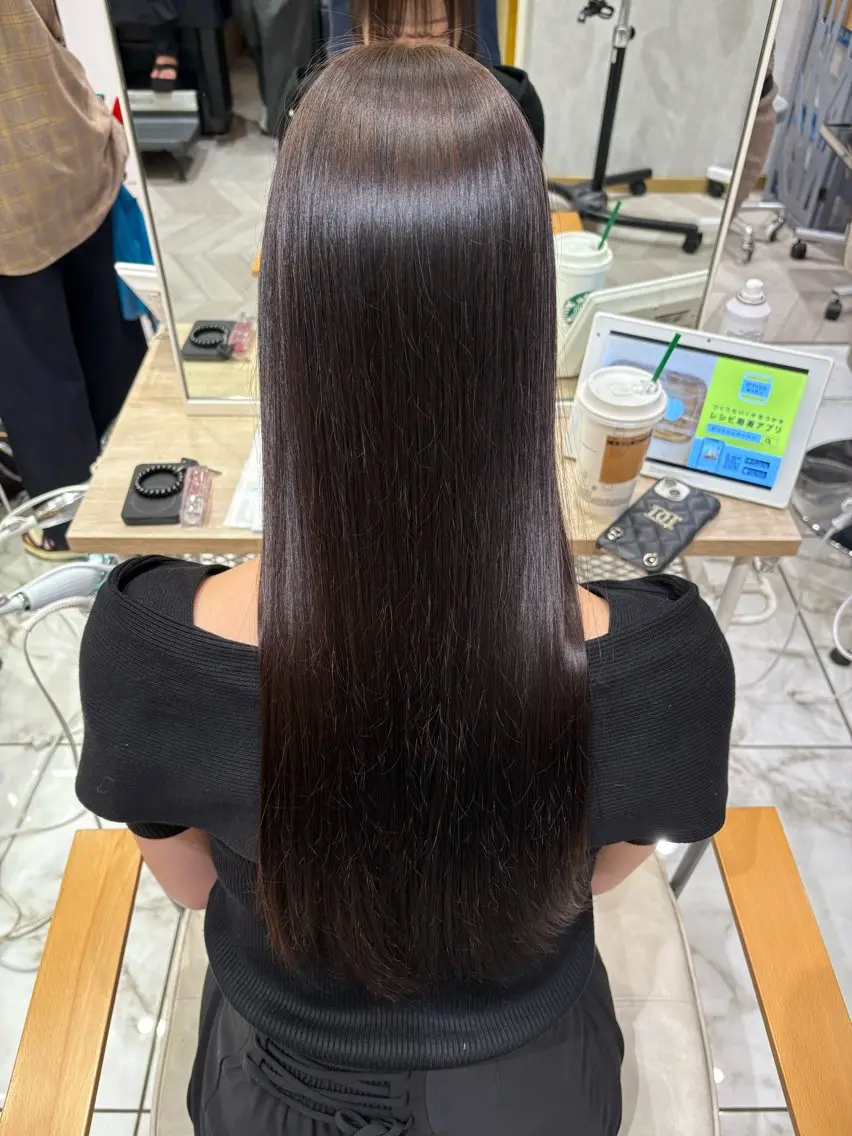 【U25】艶髪🧴✨ワンカラー+Aujua2stepトリートメントの写真