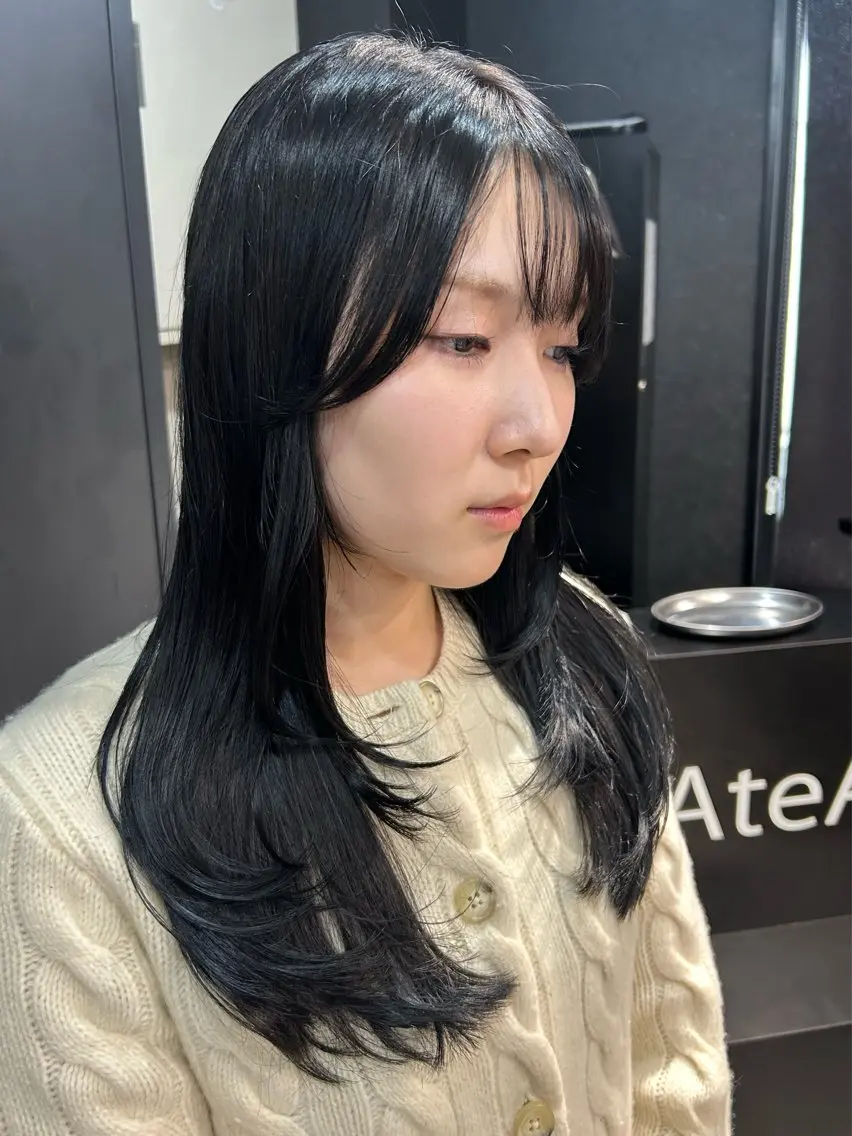 【✂️前日予約限定/モデルメニュー✂️】セイムレイヤーカット(90°レイヤー) ※レディースのみの写真