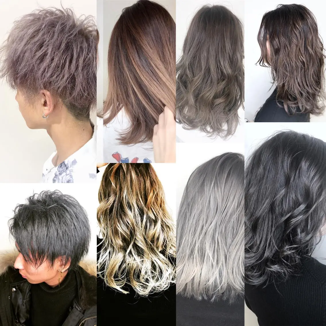 ミディアム カラー ブリーチ グラデーションカラー ハイライトカラー ハイライト メンズヘア特化 崎田 成人のヘアスタイル