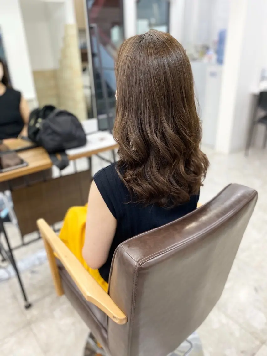 【ダメージ出さないことに特化!】タンドレスデジタルパーマ➕カットの写真