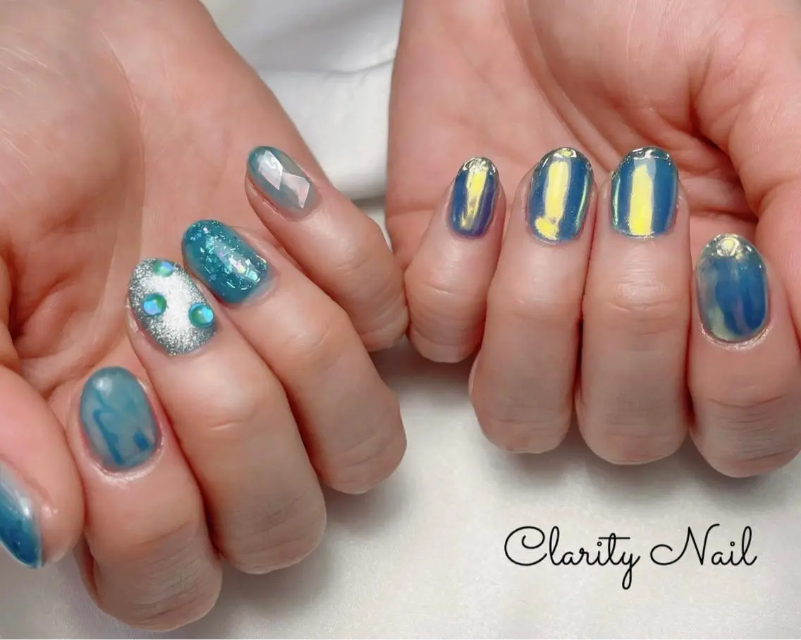 ネイル アートネイル 持ち込み ハンドネイル Clarity Nailのネイルデザイン