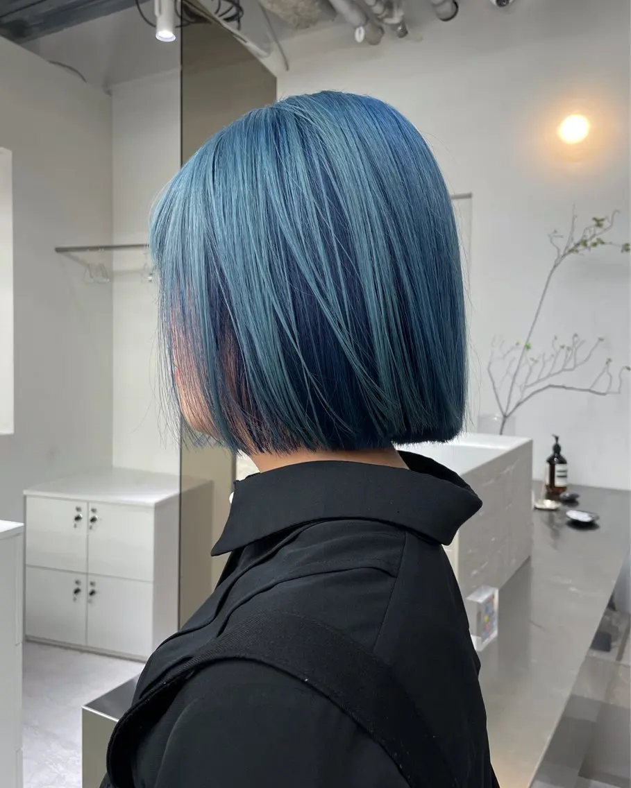 ミディアム カラー ブリーチ HARUKA/原宿 ショートカットモデルのヘアスタイル