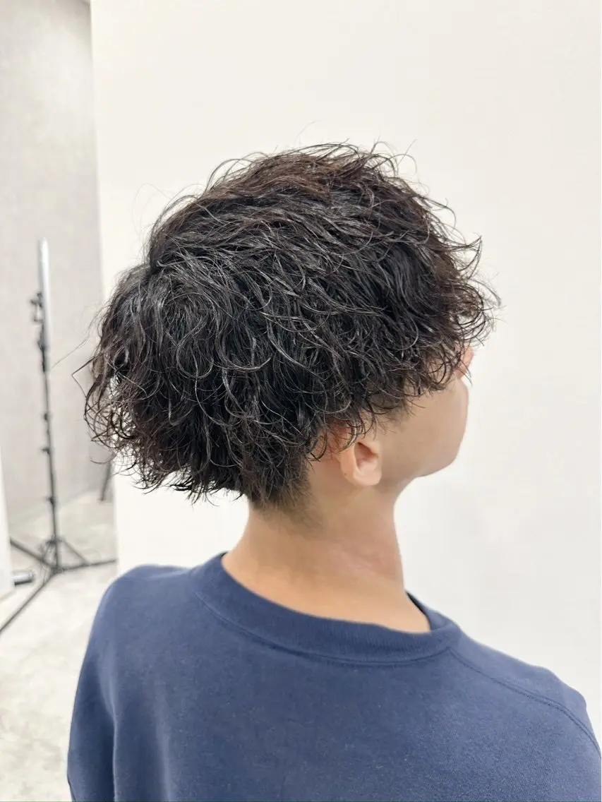 メンズ カット パーマ RAISE by_WHITEのヘアスタイル