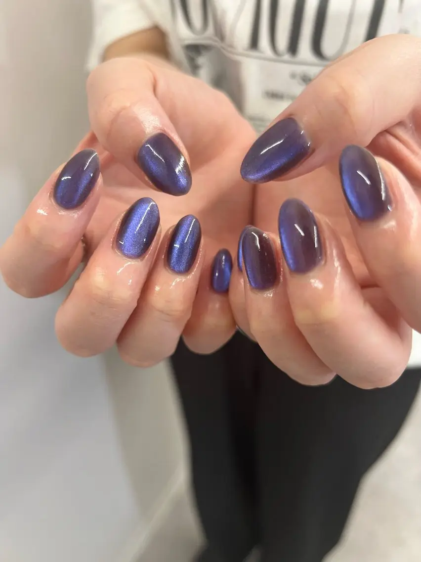 ネイル ジェルネイル マグネットネイル ニュアンスネイル ワンカラーネイル パラジェル ハンドネイル ハンドケア Bana_ Nailのネイルデザイン