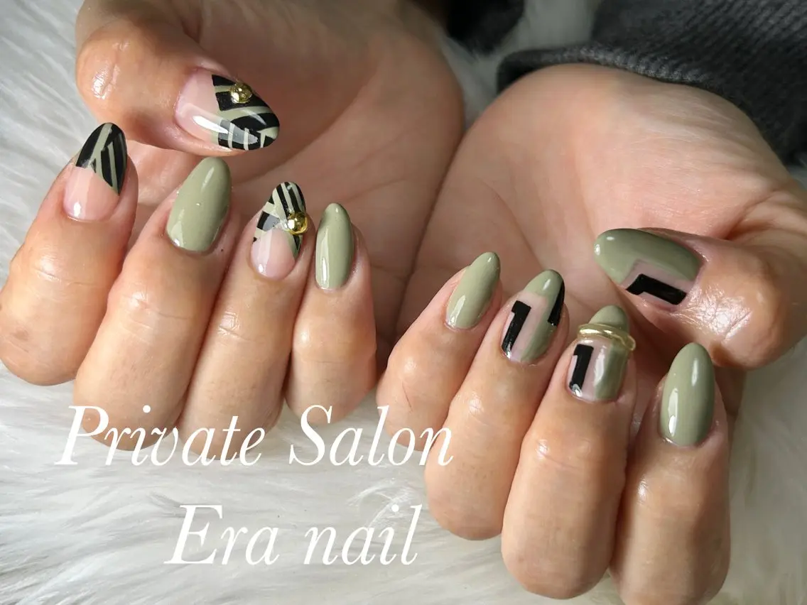 ネイル 持ち込み ハンドネイル Era nailのネイルデザイン