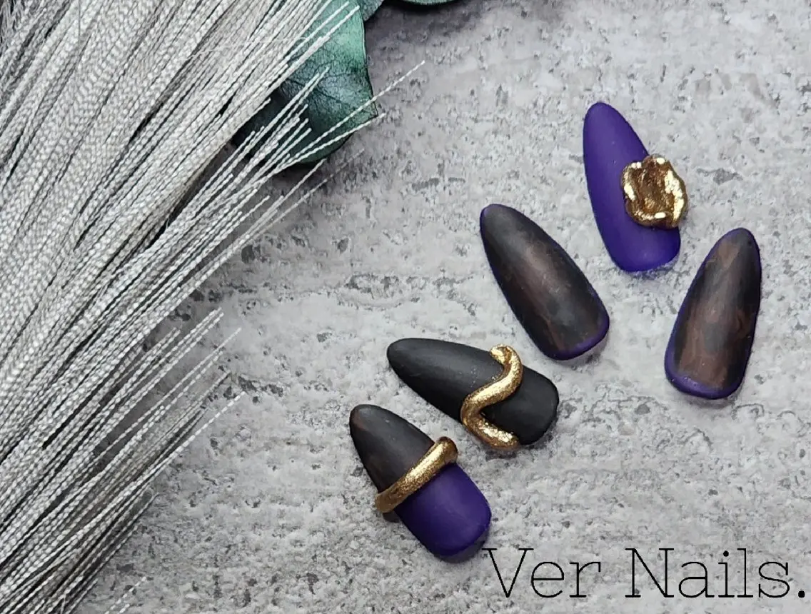 ネイル べっ甲ネイル ニュアンスネイル Ver  Nails.のその他イメージ