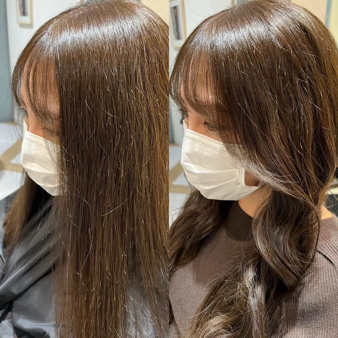 ロング カット ヘアカラー トリートメント 🍀小川大輔🍀 ボブ/ブリーチ🥇のヘアスタイル