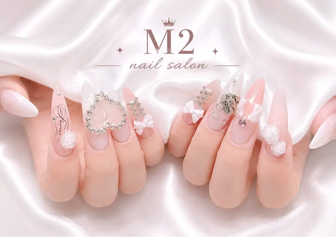 ネイル ハンドネイル 長さだし専門店 M2 rikaのネイルデザイン