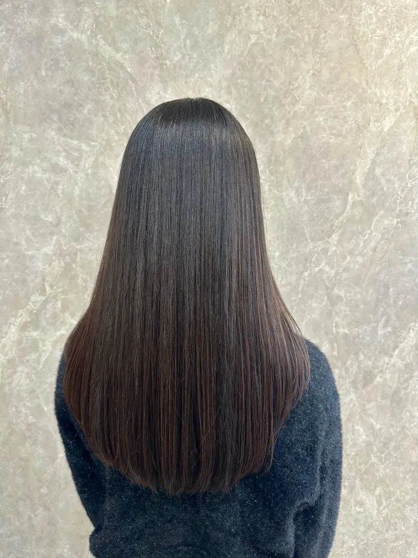 ロング カット 縮毛矯正 Ayu Igetaのヘアスタイル