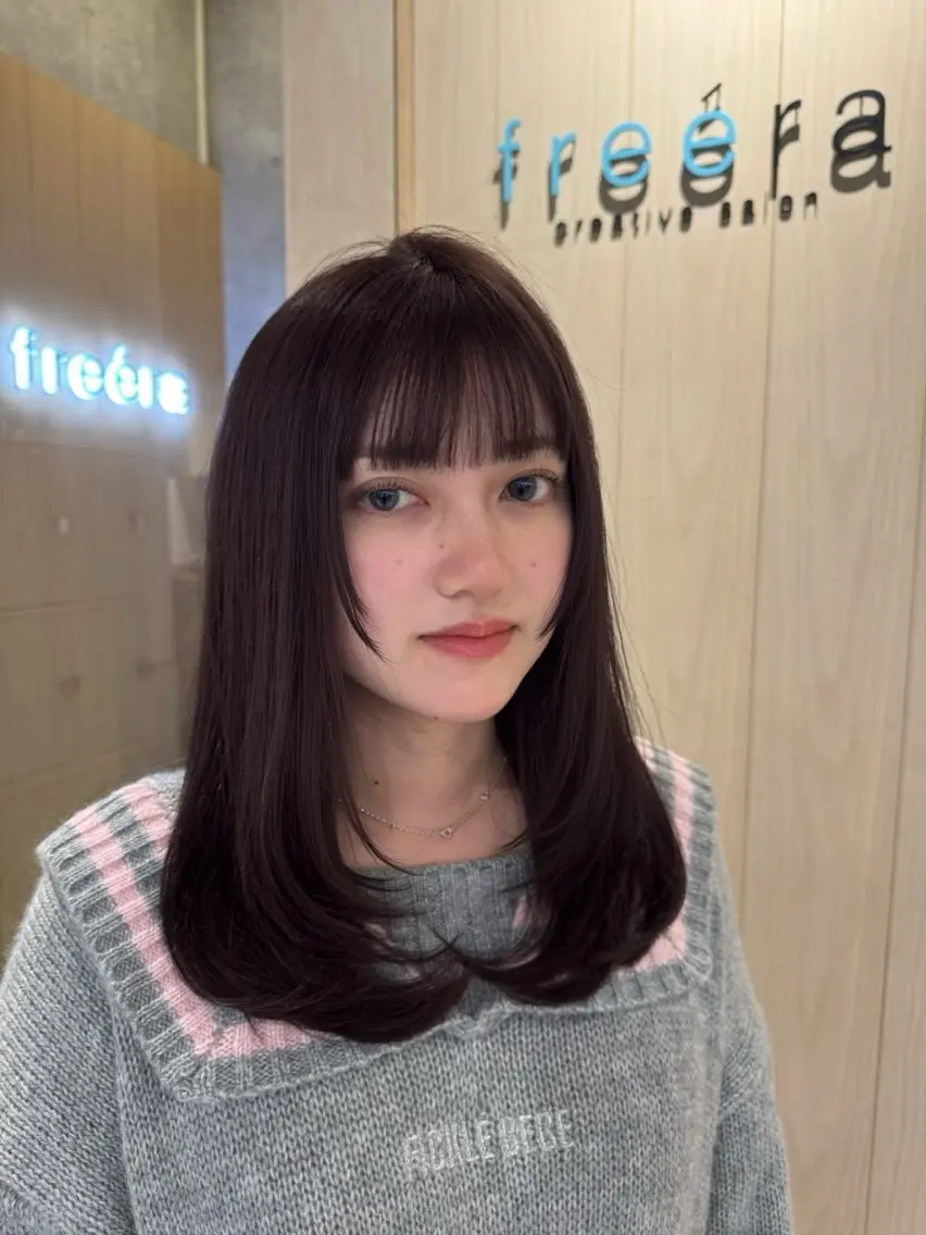 【1日1名様限定🩷】カット+透明感カラー+ケラチントリートメント🤍🫧の写真
