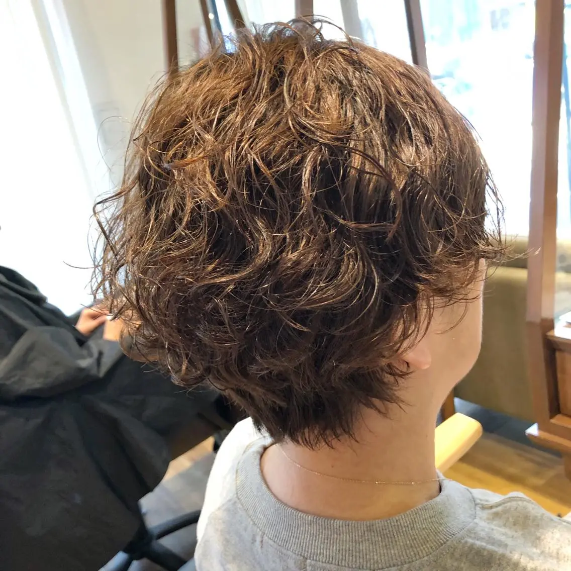 ショート パーマ ハンサムショート ショートヘア トリートメント エアウェーブ ◇おの あすか◇のヘアスタイル