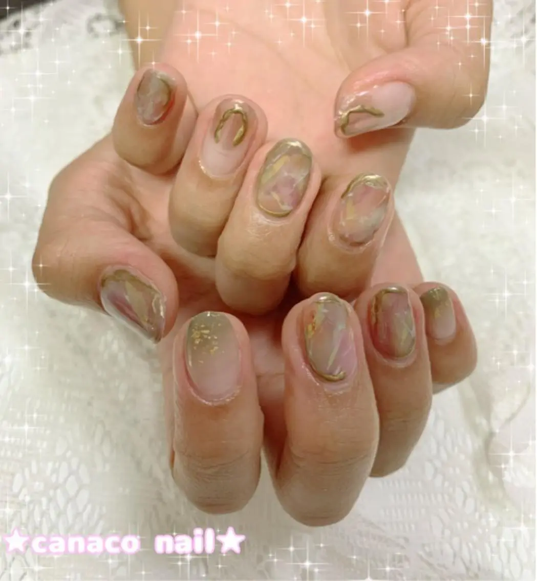 ネイル アートネイル ジェルネイル ニュアンスネイル パラジェル ピンク ハンドネイル ハンドケア ベテランネイル cnc nailのネイルデザイン