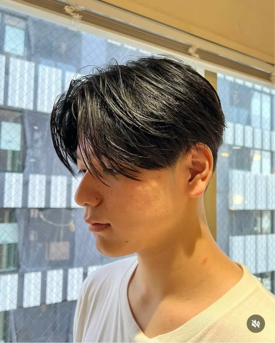 パーマ メンズ パーマ 重松 丈博のヘアスタイル