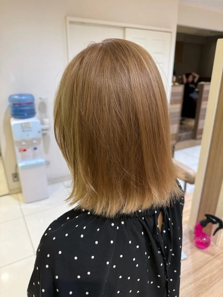 ショート カラー ベージュカラー ブリーチ 透明感カラー カット ヘアカラー トリートメント 韓国ヘアメイク🎀/ 縮毛矯正✨山本媛香のヘアスタイル