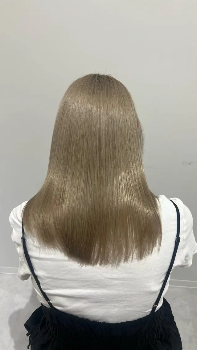 🥇👼🏻ブリーチ毛でも艶髪No.1👼🏻🥇まとまり🆙髪質改善トリートメント【シャンプー➕ヘアセット込】の写真