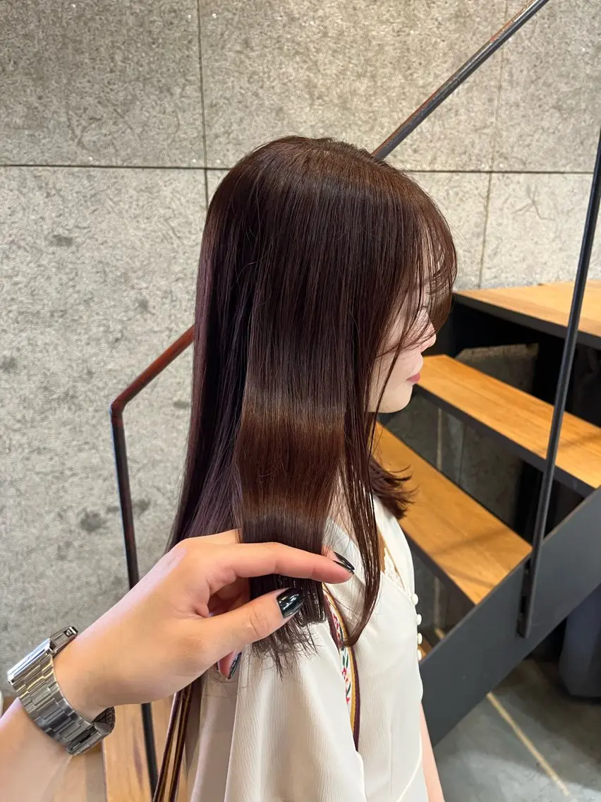 セミロング カット ヘアカラー トリートメント ヘアセット 最強デザインカラー/ ブリーチ/アヤミ🌟のヘアスタイル