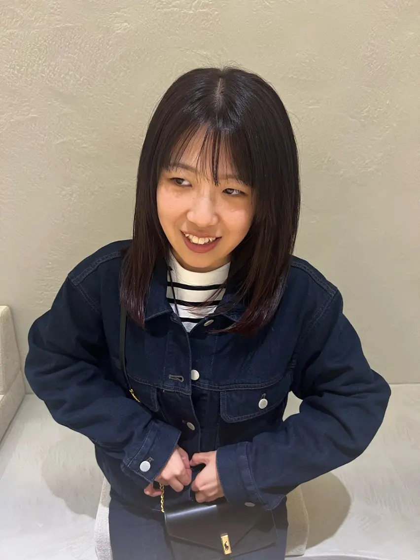 セミロング カラー レッドカラー 森川愛奈 /カットモデル募集中のヘアスタイル
