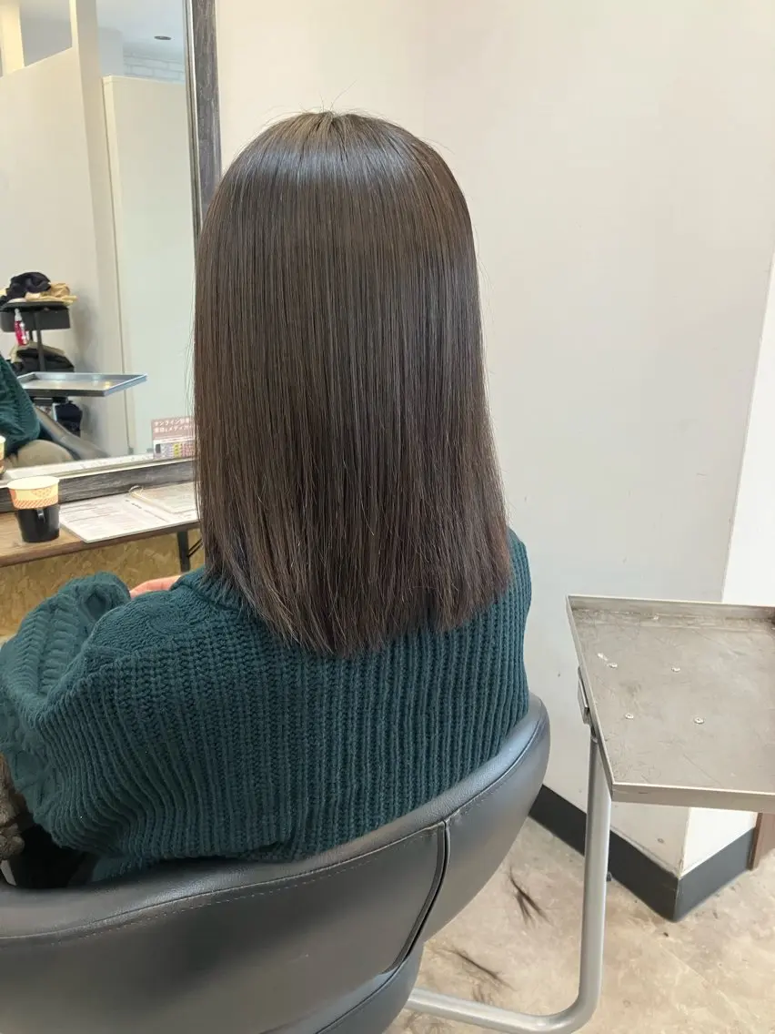 ミディアム カット 縮毛矯正 トリートメント ✨艶髪特化✨ 後藤圭太のヘアスタイル