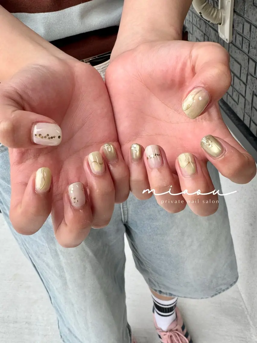 ネイル ハンドネイル Miaou nail ミャウ ネイルのネイルデザイン