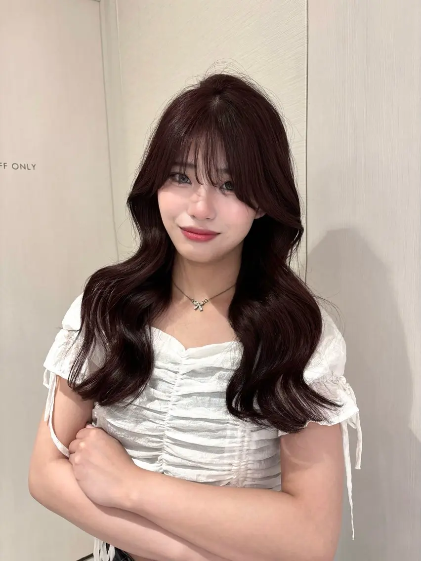 カラー 韓国風ヘア🎀 Kurumiのヘアスタイル