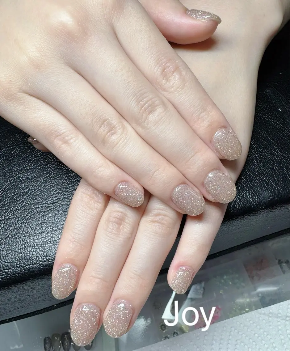 ネイル フラッシュネイル ジェルネイル ワンカラーネイル シンプルネイル Nail Salon JOYのネイルデザイン