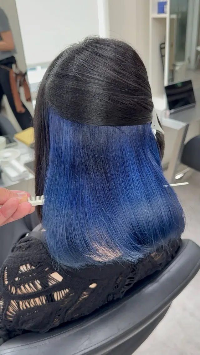 ミディアム カラー カット ヘアカラー トリートメント ✨錦糸町ブリーチ/ ホワイトカラー皇気✨のヘアスタイル