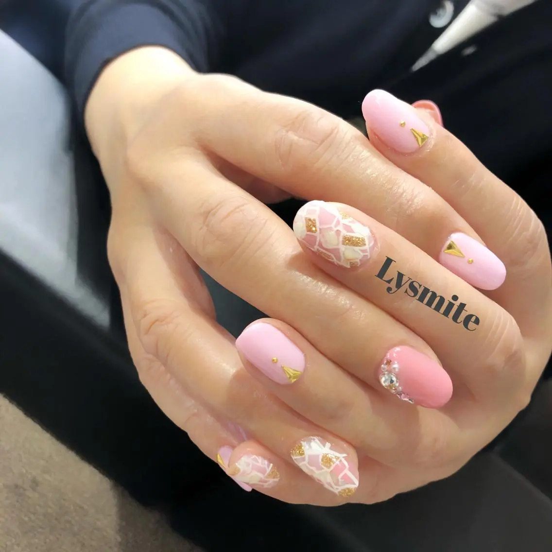 ネイル ピンク 岩本 美香のネイルデザイン