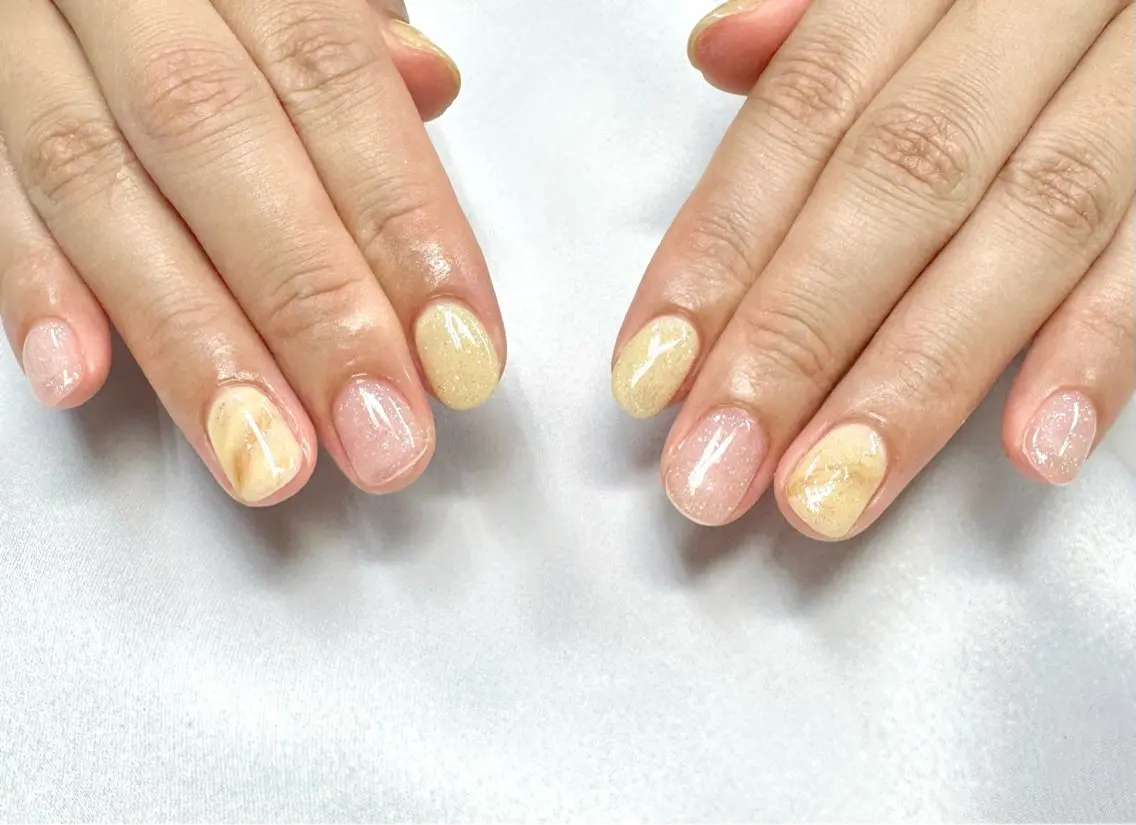 【ハンド】オフありシンプルデザイン💅※現金のみの写真