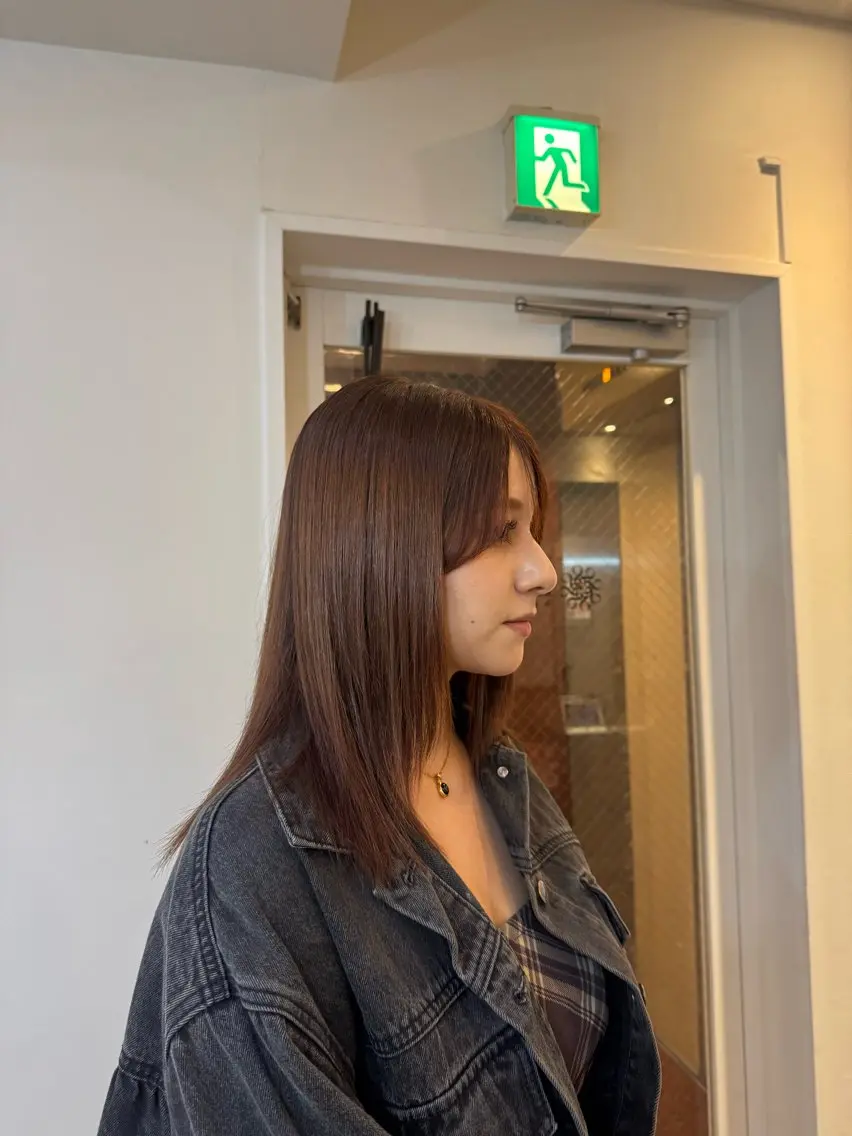 【高発色&透明感💨】✂️カット+ブリーチなしWカラー🎀の写真