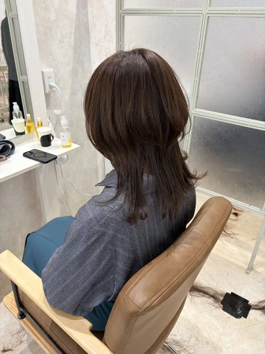 ミディアム カラー カット ヘアカラー トリートメント 💙まこと💙艶 カラー(Rico)のヘアスタイル