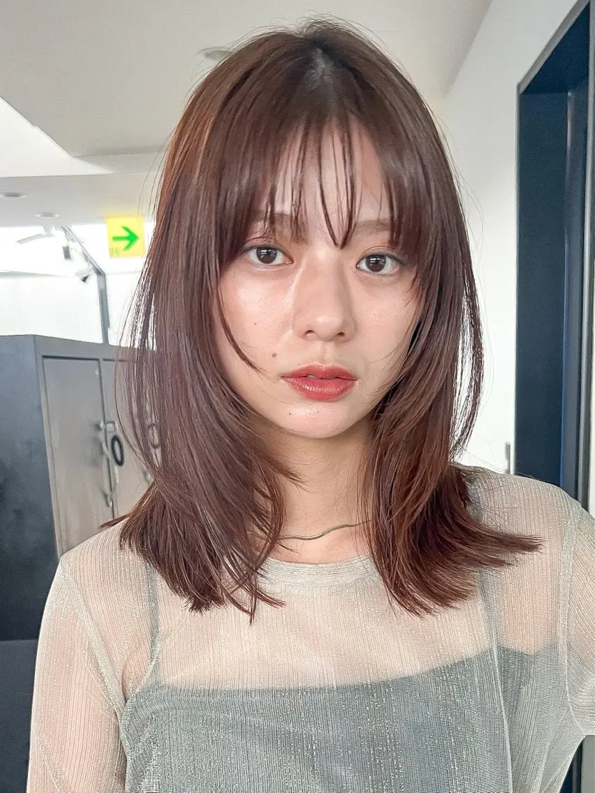 似合わせカット+ワンカラー+ケアトリートメント付き✂️🌈の写真