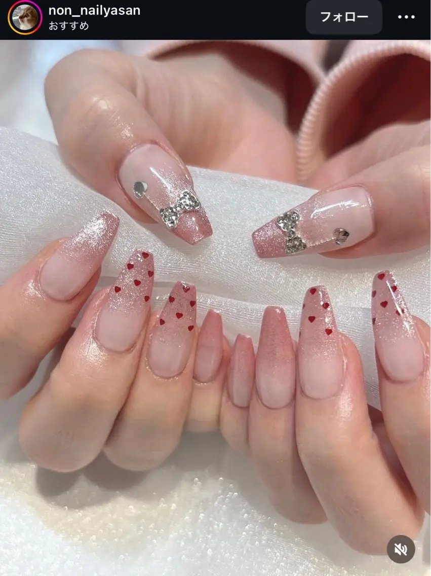 ネイル 韓国ネイル 持ち込み ニュアンスネイル ネイルチップ 冬ネイル LISA ANA.CHUOのネイルデザイン