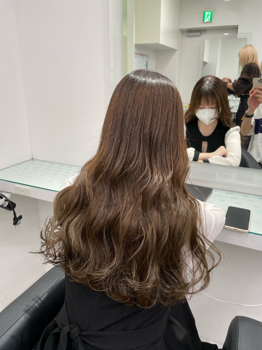 ロング カラー ヘアアレンジ ヘアカラー トリートメント ヘアセット 美髪透明感特化| なおき|池袋美容師のヘアスタイル