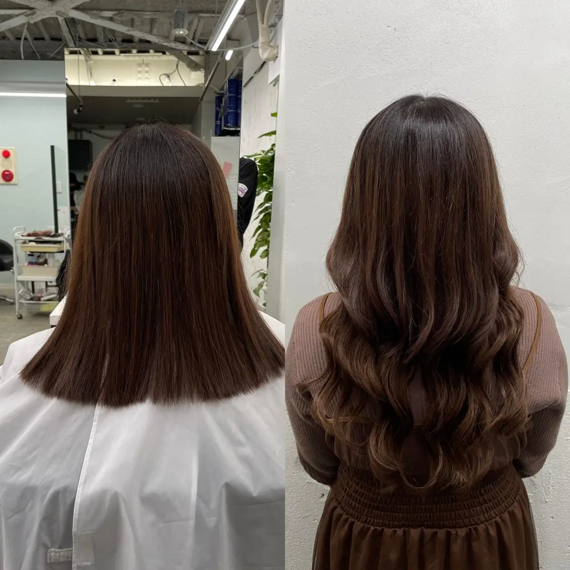 ロング カラー シールエクステ バレイヤージュ ミストバング ダブルカラー  フェイスフレーミング ヘアカラー エクステ 🧡艶髪/エクステ 🫧🧡YUKI❄️のヘアスタイル