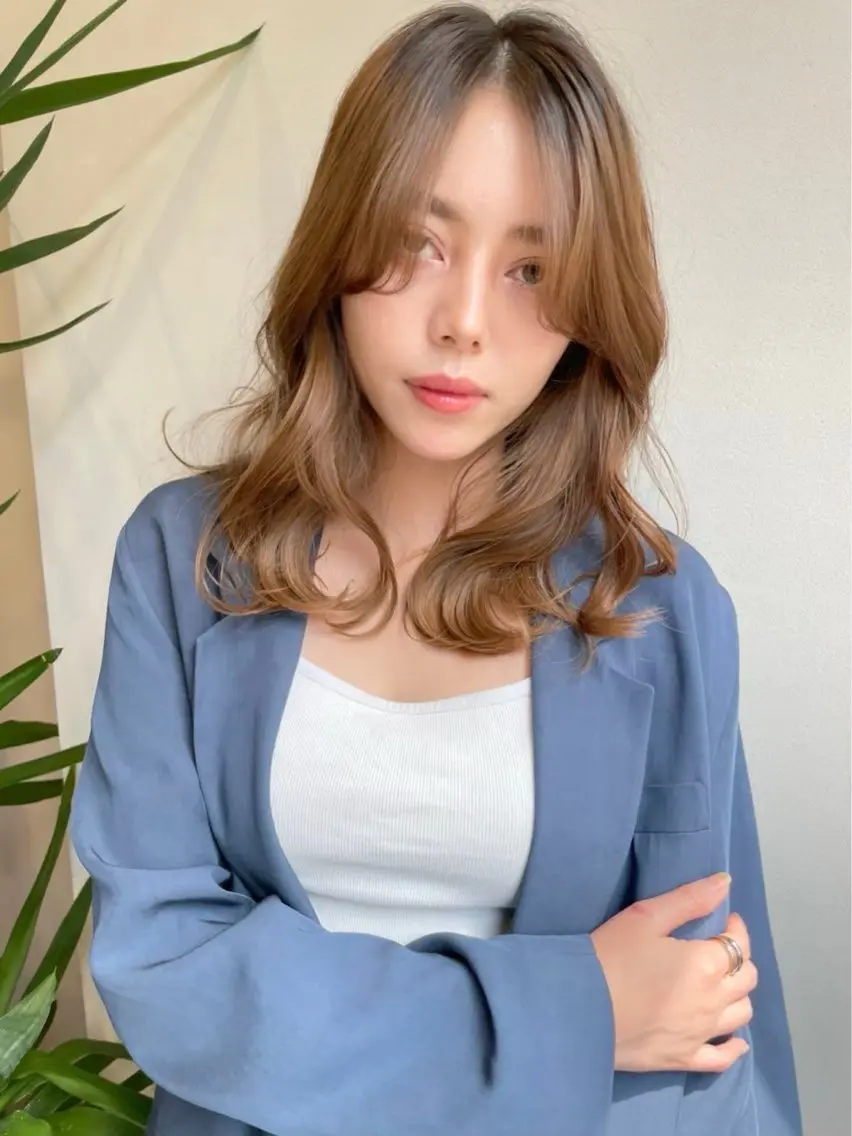 ロング カラー カット ヘアカラー 野田 聖輝のヘアスタイル